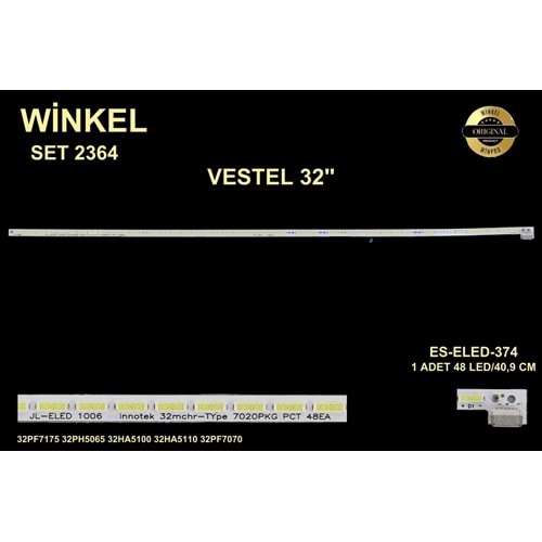 Vestel Slim Led Bar 32 inç 40,9cm 48 Ledli Tv Led Bar 284365-V9