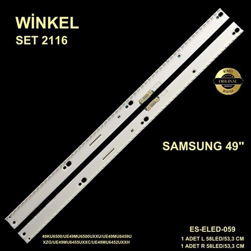 Samsung Slim Led Bar 49 inç 2x53,3cm 58 Ledli Tv Led Bar 284386-EE5