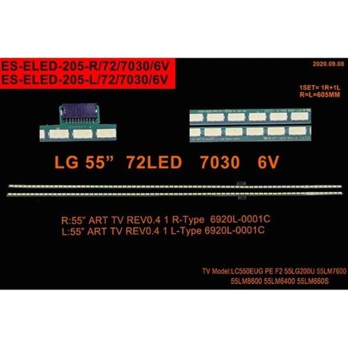 LG Slim Led Bar 55 inç 2x60,5cm 72 Ledli Tv Led Bar 284417-Z8