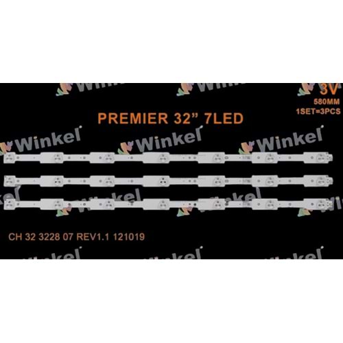 Primier Tv LED BAR 32 inç 3 Lü Takım 3 X 58 CM 7 Mercek 284521 - P6