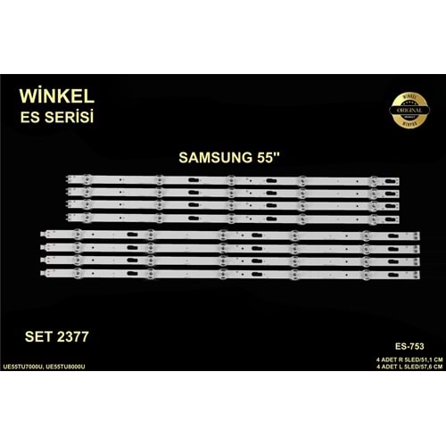 Samsung Tv LED BAR 55 inç 8 Li Takım 4 X 51,1 CM/R 5 Mercek 4 X 57,6 CM/L 5 Mercek 284531 - P16