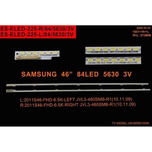 Samsung Slim Led Bar 46 inç 57,2 Cm (L+R) 84 Ledli Tv Led Bar 284605 - W3