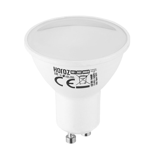 Horoz Plus 8W GU10 Duy LED Ampül 6400K Beyaz Işık (001 002 0008) 312071
